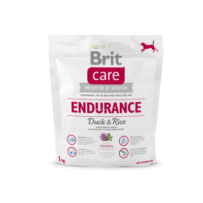 Brit Care Endurance 1 kg (д/активн. соб. всех пород)