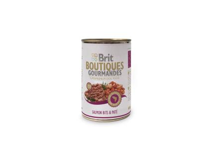 Brit Boutiques Gourmandes 400 г кусочки лосося в паштете