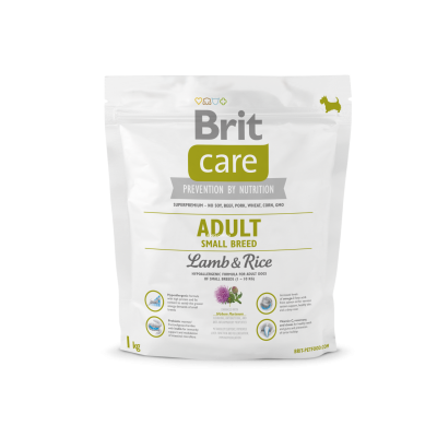 Brit Care Adult Small Breed Lamb &amp; Rice 1 kg (д/собак весом до 10 кг)