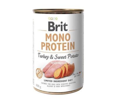Brit Mono Protein Dog k 400 g з індичкою і бататом