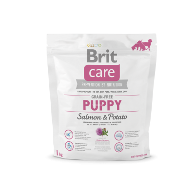 Brit Care GF Puppy Salmon &amp; Potato 1 kg (д/щенков)
