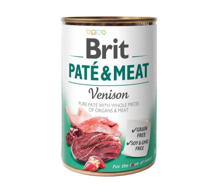 Brit Paté & Meat Dog k 400 g з олениною