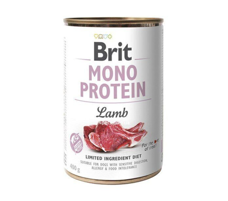 Brit Mono Protein Dog k 400 g з ягням
