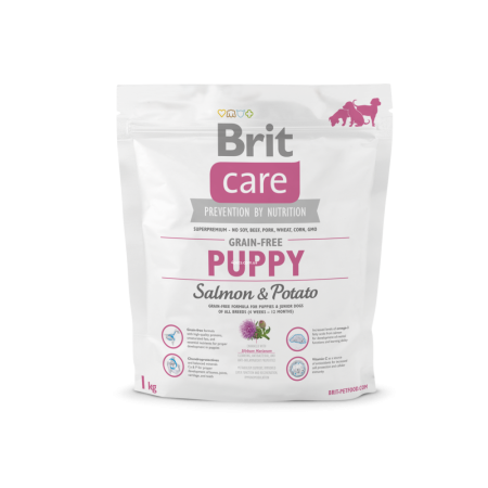 Brit Care GF Puppy Salmon &amp; Potato 1 kg (д/щенков)