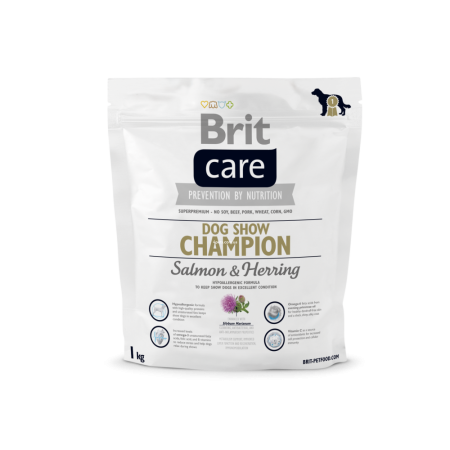 Brit Care Dog Show Champion 1 kg (д/выставочных собак)