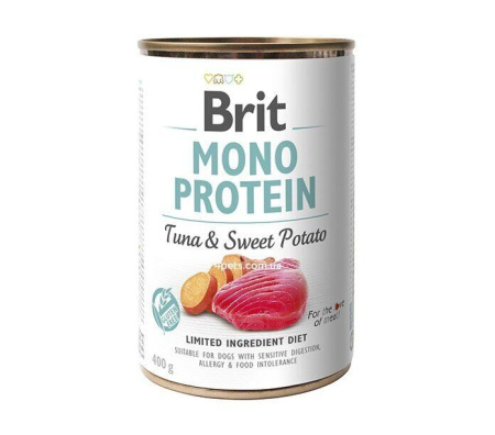 Brit Mono Protein Dog k 400 g з тунцем і бататом